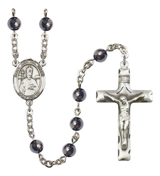 8120-Mens St. Leo the Great Rosary, Available in 7 Colors