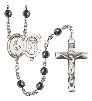 8173-Mens St. Sebastian/Dance Rosary, Available in 7 Colors