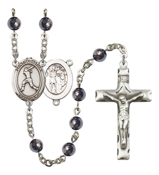 8183-Mens St. Sebastian / Softball Rosary, Available in 7 Colors