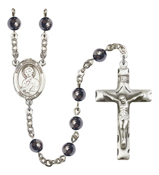 8227-Mens St. Dominic Savio Rosary, Available in 7 Colors