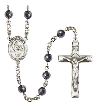 8271-Mens St. Sharbel Rosary, Available in 7 Colors