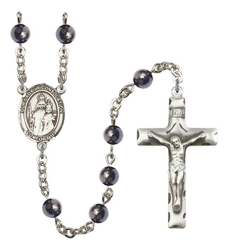 8292-Mens O/L of Consolation Rosary, Available in 7 Colors