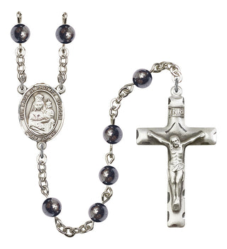 8299-Mens O/L of Prompt Succor Rosary, Available in 7 Colors