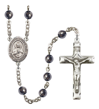 8337SP-Mens Corazon Inmaculado de Maria Rosary, Available in 7 Colors