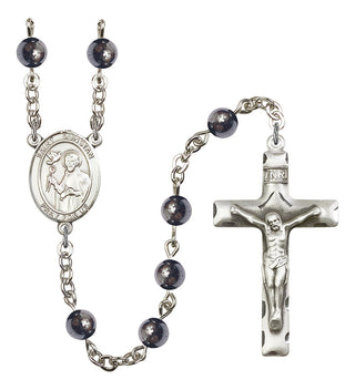 8355-Mens St. Dunstan Rosary, Available in 7 Colors