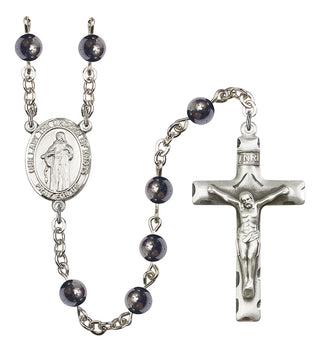 8383-Mens O/L the Undoer of Knots Rosary, Available in 7 Colors