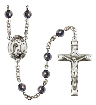 8386-Mens St. Drogo Rosary, Available in 7 Colors