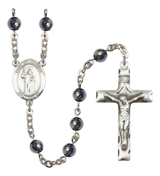 8399-Mens St. Columbkille Rosary, Available in 7 Colors