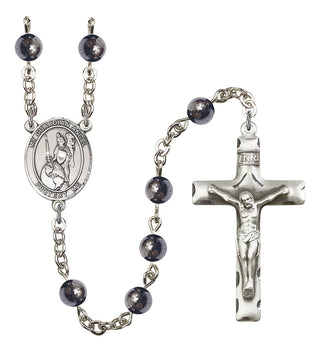 8441-Mens Guardian Angel of the World Rosary, Available in 7 Colors