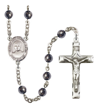 8446-Mens Blessed Jose Canchez del Rio Rosary, Available in 7 Colors