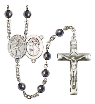 8612-Mens St. Sebastian / Dance Rosary, Available in 7 Colors