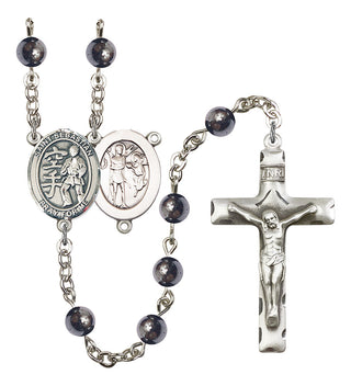 8615-Mens St. Sebastian / Karate Rosary, Available in 7 Colors