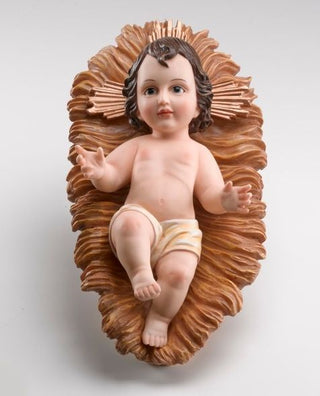 INFANT Baby Jesus with Crib