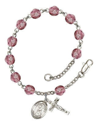 RB6000-9072 St. Margaret Mary Alacoque Rosary Bracelet, Available in 12 Colors