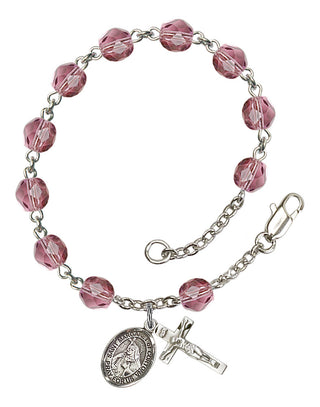 RB6000-9301 St. Margaret of Cortona Rosary Bracelet, Available in 12 Colors