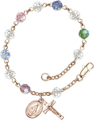 RB9506MC Rosary Bracelet