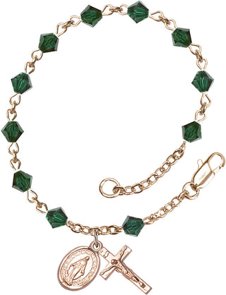 RB9550EM Rosary Bracelet