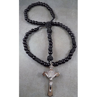 The Original Black Monk Paracord Rosary