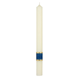 Blue Matching Altar Candle for ROOT Paschal Candles - ROOT-PMAC-BLUE