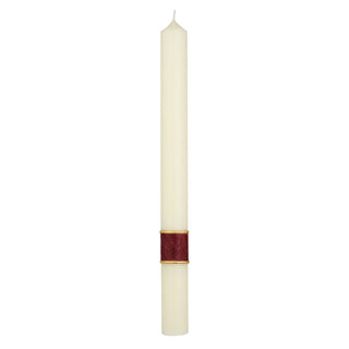 Burgundy Matching Altar Candle for ROOT Paschal Candles - ROOT-PMAC-BURG