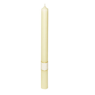 White Matching Altar Candle for ROOT Paschal Candles - ROOT-PMAC-WHITE