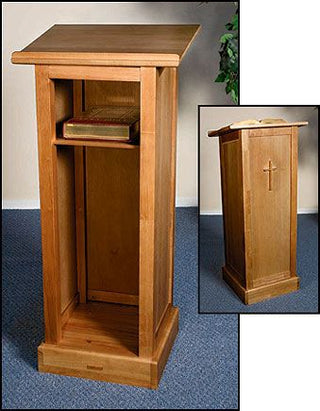 RSGS017 Full Lectern with Shelf