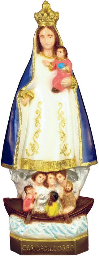 SA2413 24" Our Lady of Caridad Del Cobre Statue