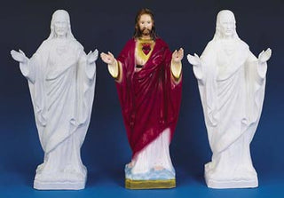 SA2415 24" Blessing Sacred Heart of Jesus Statue