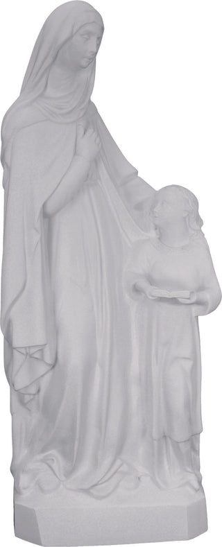 24" White St Anne Statue-SA2432W