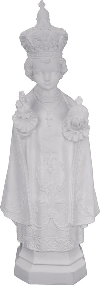 SA2455W 24" Infant of Prague Statue White Finish