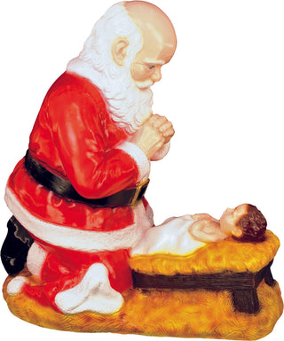 SA2600 24" Kneeling Santa Statue