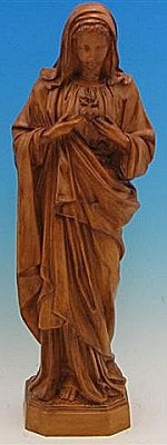 SA3265WS 36" Immaculate Heart of Mary Statue Wood Stain Finish