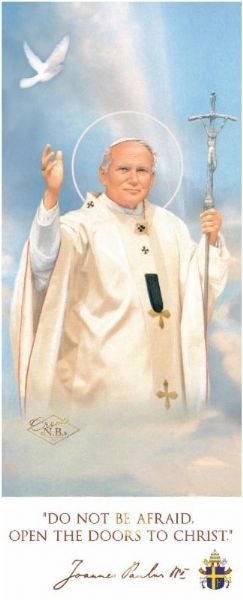 CB36X84JP5 Pope John Paul II Banner