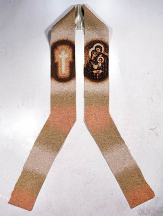 SD019 Byzantine Holy Family Deacon Stole