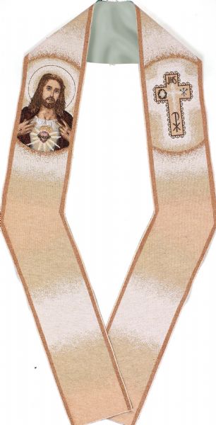 SD025 Sacred Heart of Jesus Deacon Stole