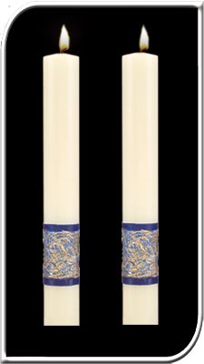 Sea of Galilee Side Candles 1-1/2" x 12 - 69822