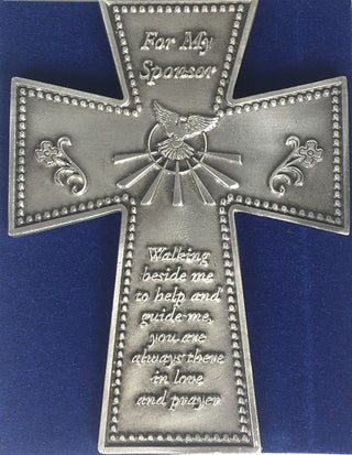 SPONSOR PEWTER CROSS - SH326