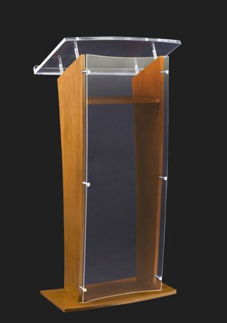 SN3500 Acrylic Lectern "H" Style