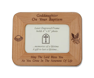 Goddaughter Baptism Wood Frame - SP20-115