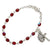 SR3939 January Lady Birthstone Bracelet