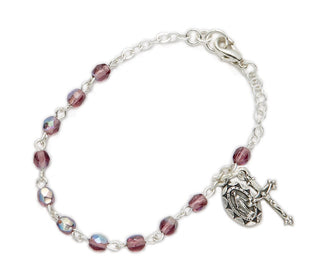 SR3940 February Lady Birthstone Bracelet