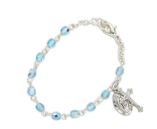 SR3941 March Lady Birthstone Bracelet