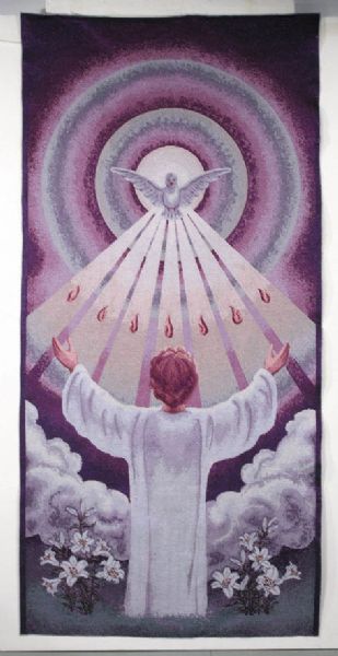 TE004 Holy Spirit Wall Banner