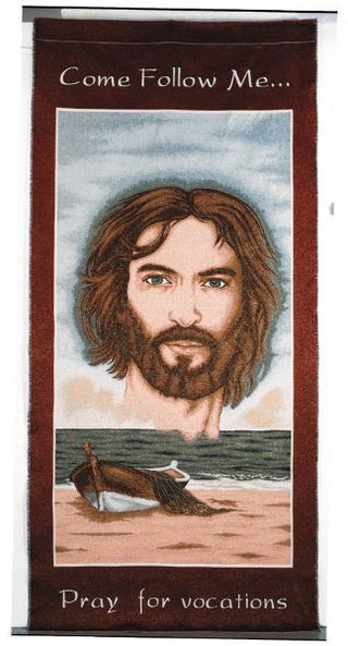 TE045 Jesus & Boat Wall Banner