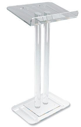 TS977 Acrylic Lectern Two Column