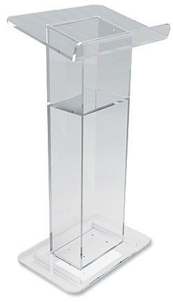 TS981 U-Shaped Acrylic Lectern