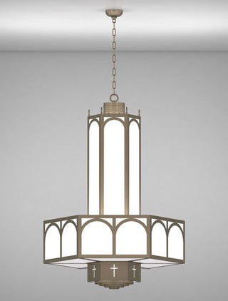 CR3036H Charleston Series - 3-Tier Large Pendant