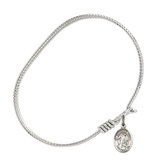 9118 Guardian Angel w/Child Bangle Bracelet, Available in multiple sizes and designs