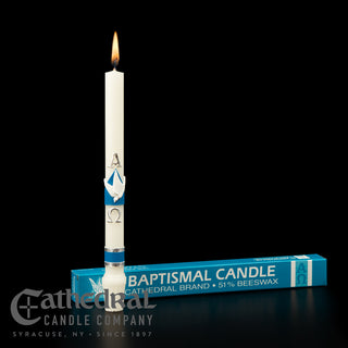 BEESWAX BAPTISMAL CANDLES - 84100801