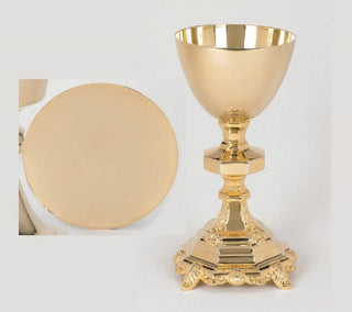 PCVC198 Traditional Chalice and Paten Set